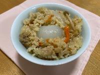 新玉ねぎの炊き込みご飯