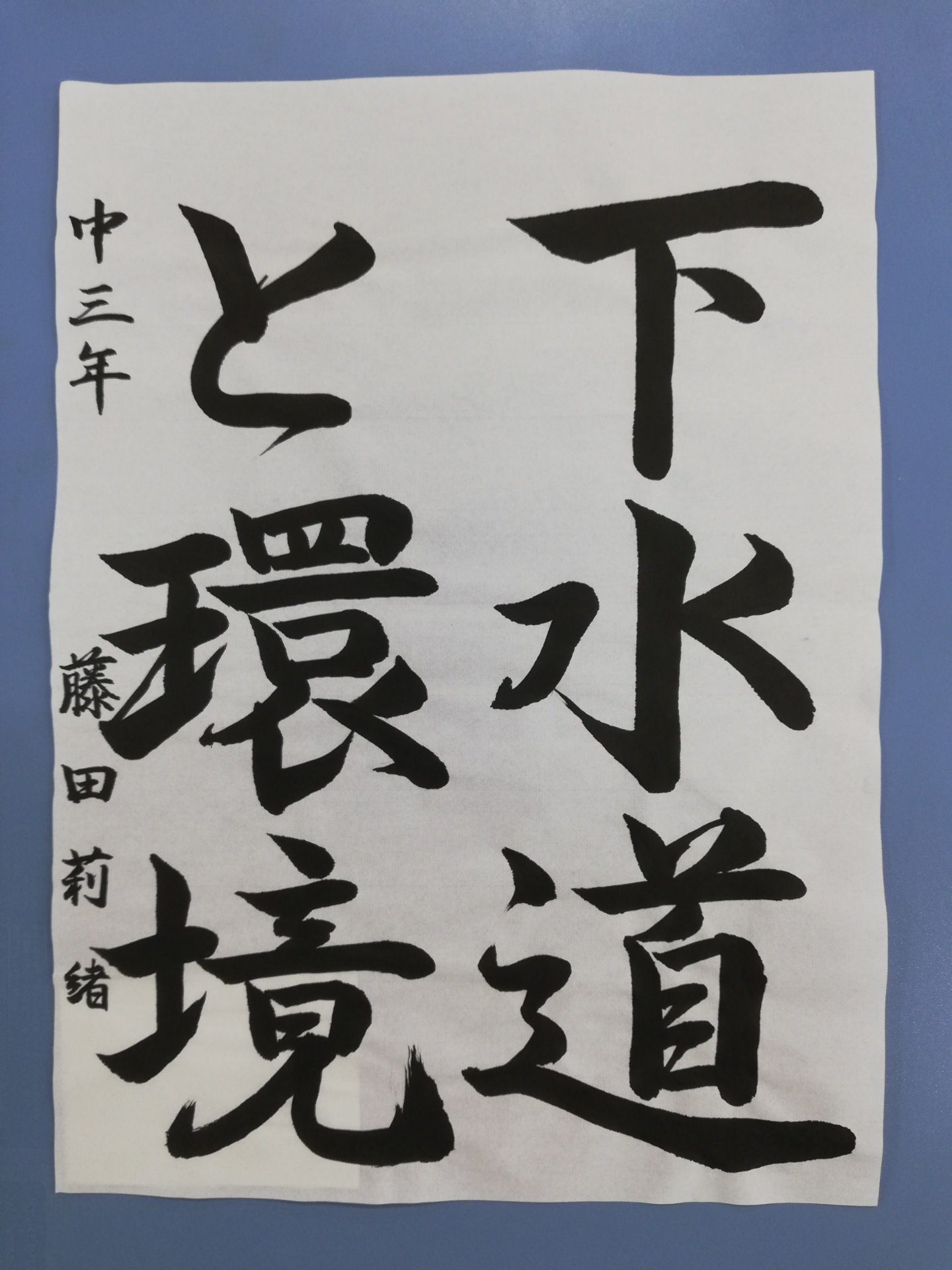東海南中学校3年生 藤田 莉緒さん