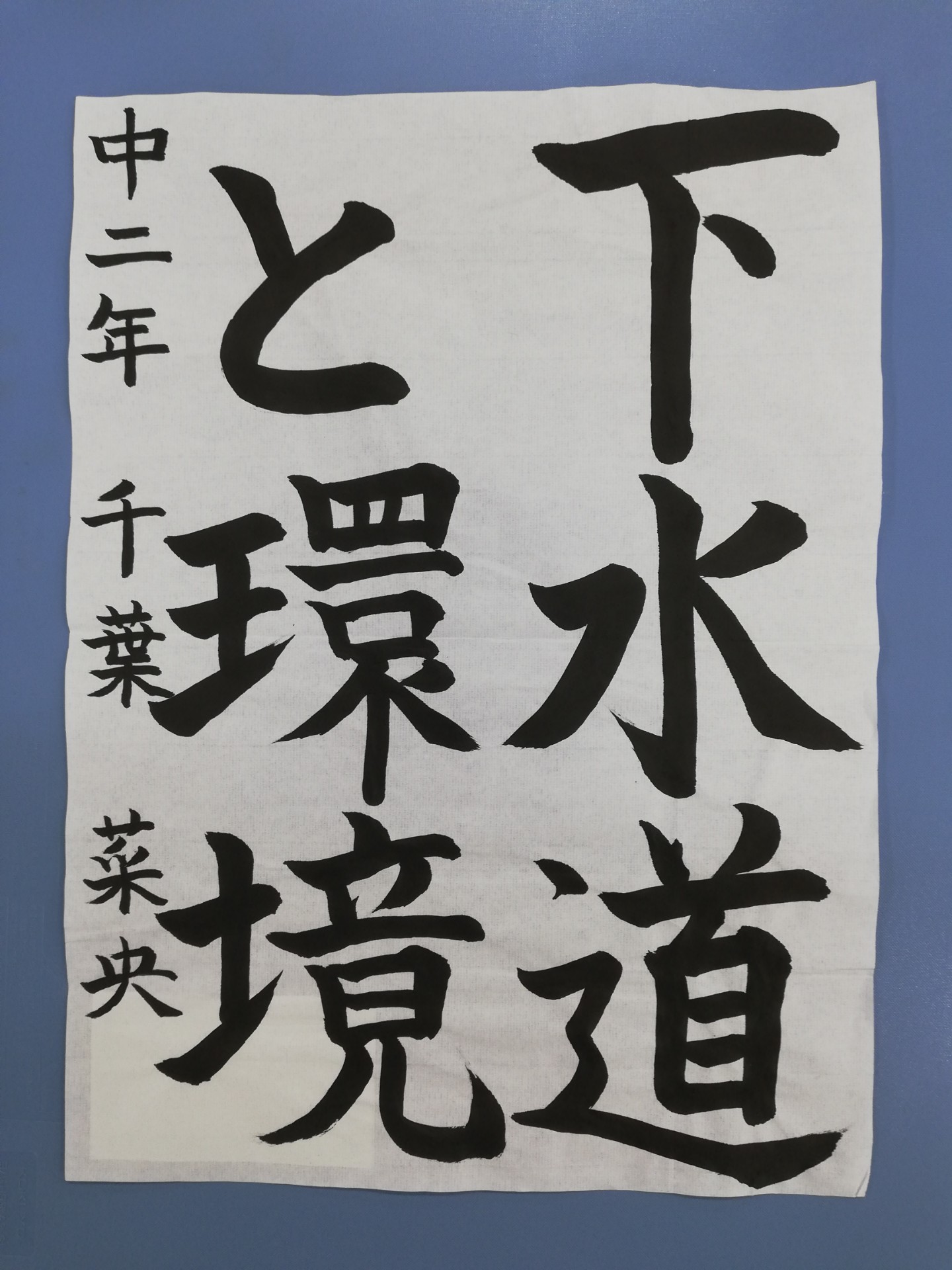 東海南中学校2年生 千葉菜央さん