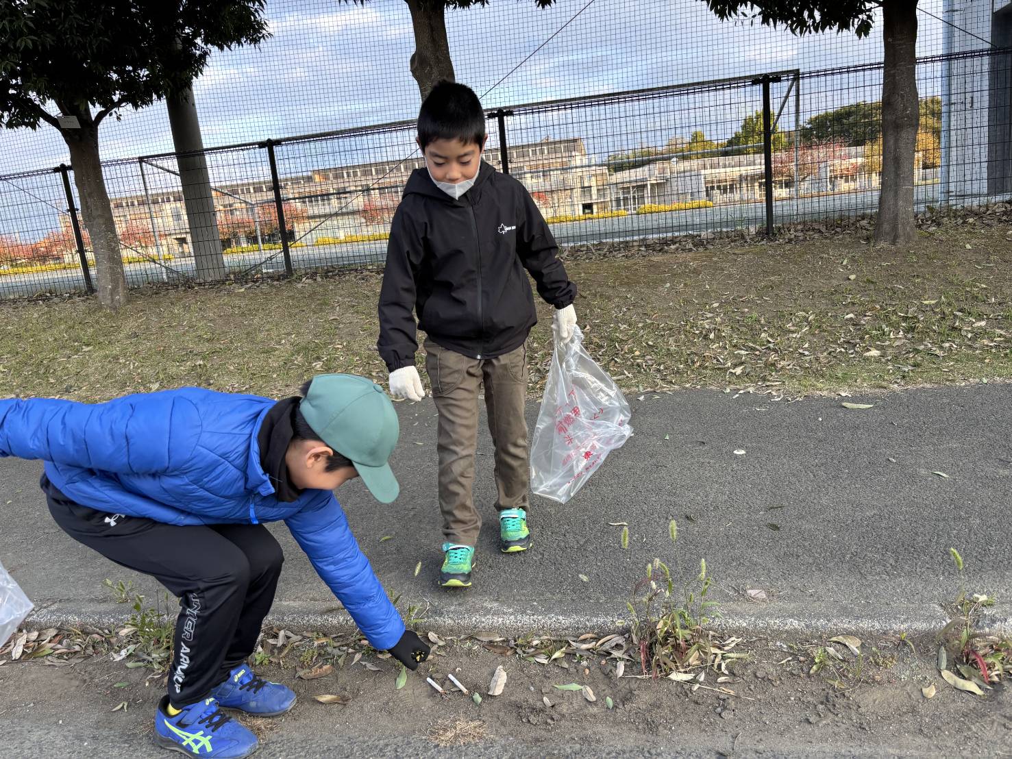 クリーン作戦の様子