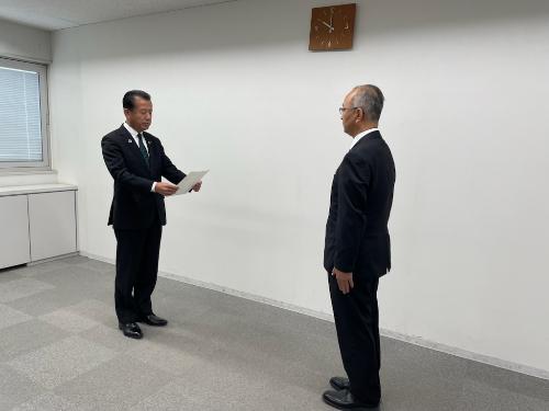 山田村長による厳重注意
