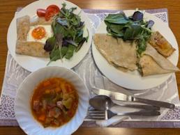 調理研修会（ガレット作り）