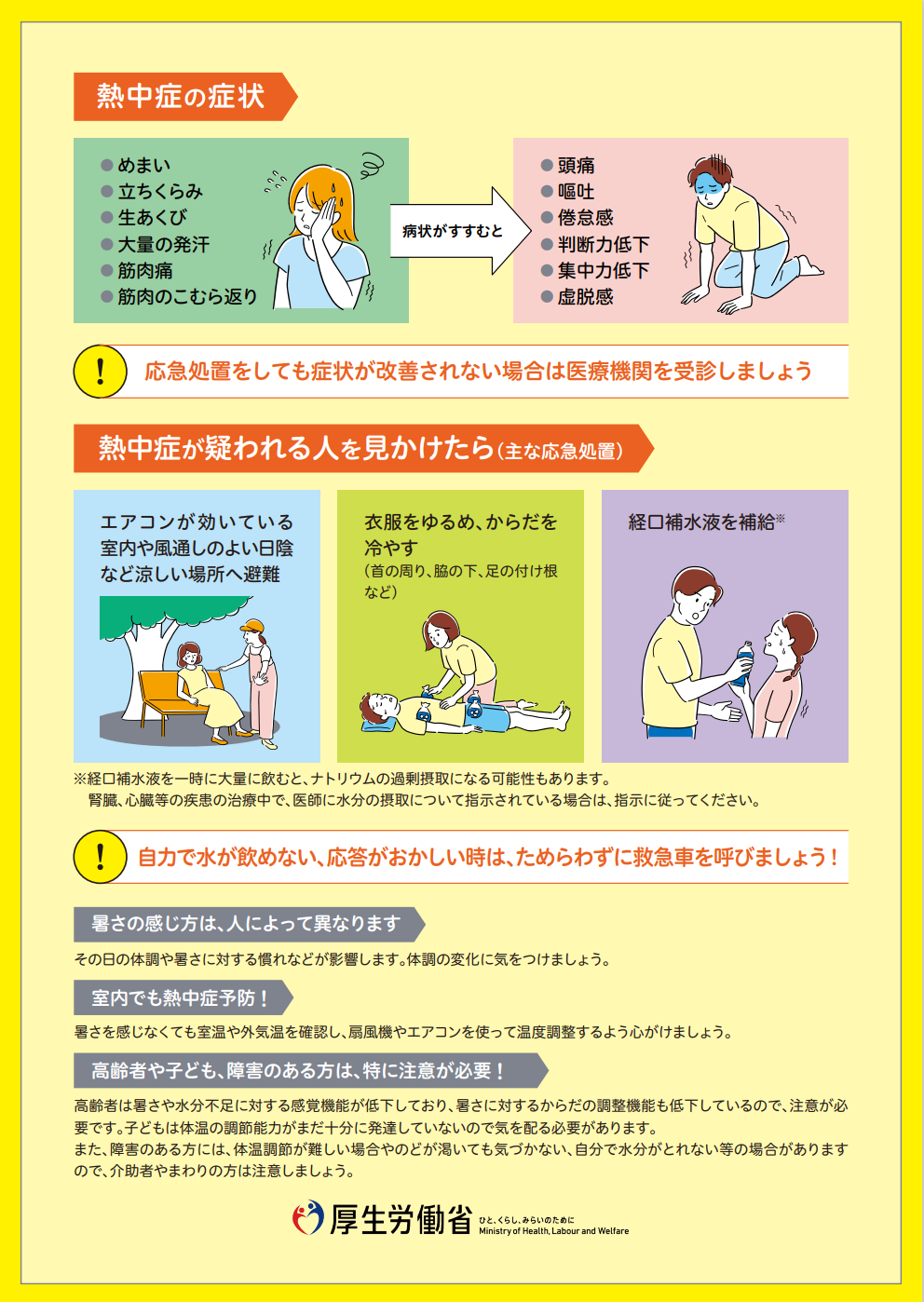 熱中症予防のために