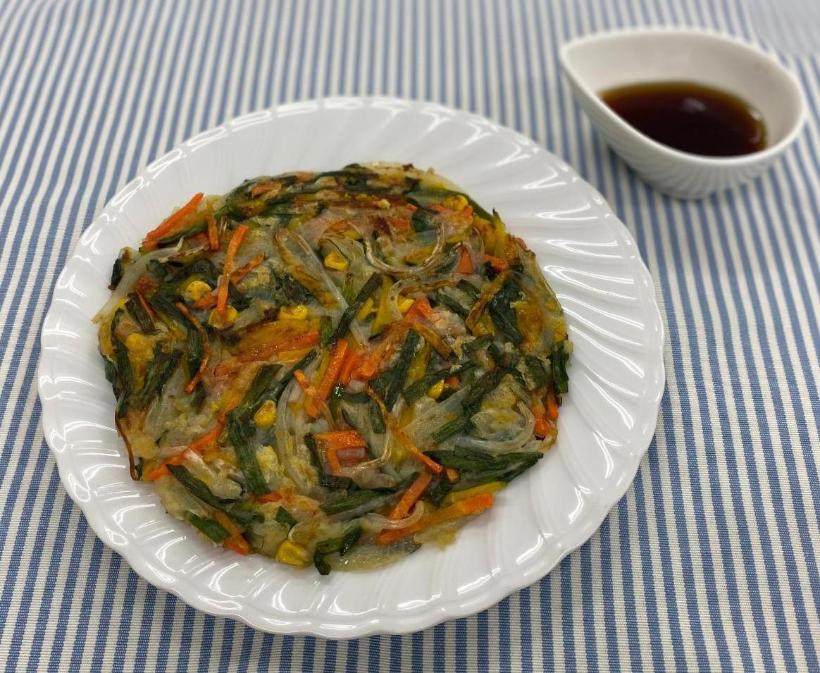 野菜たっぷりチヂミ