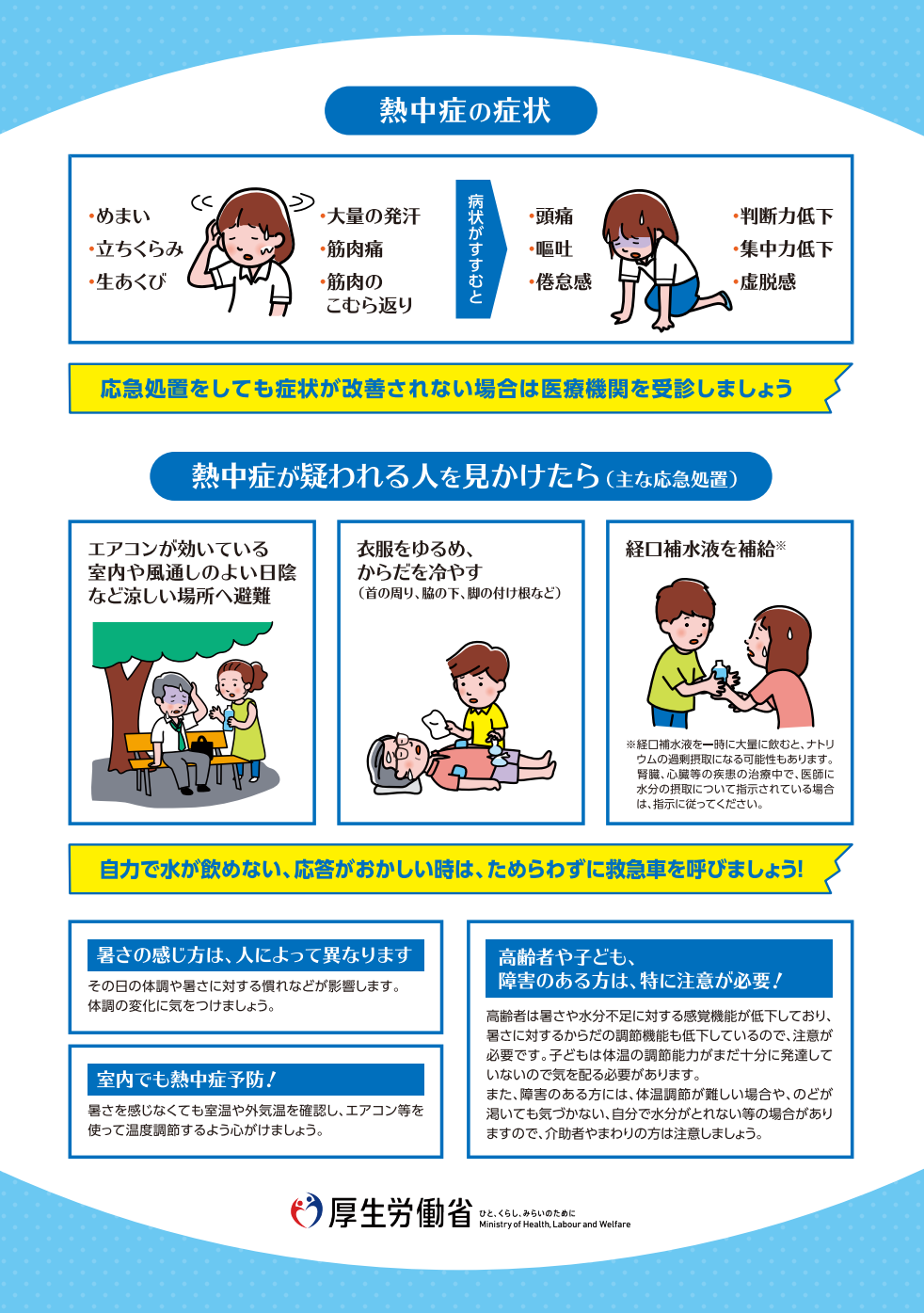 熱中症予防のために