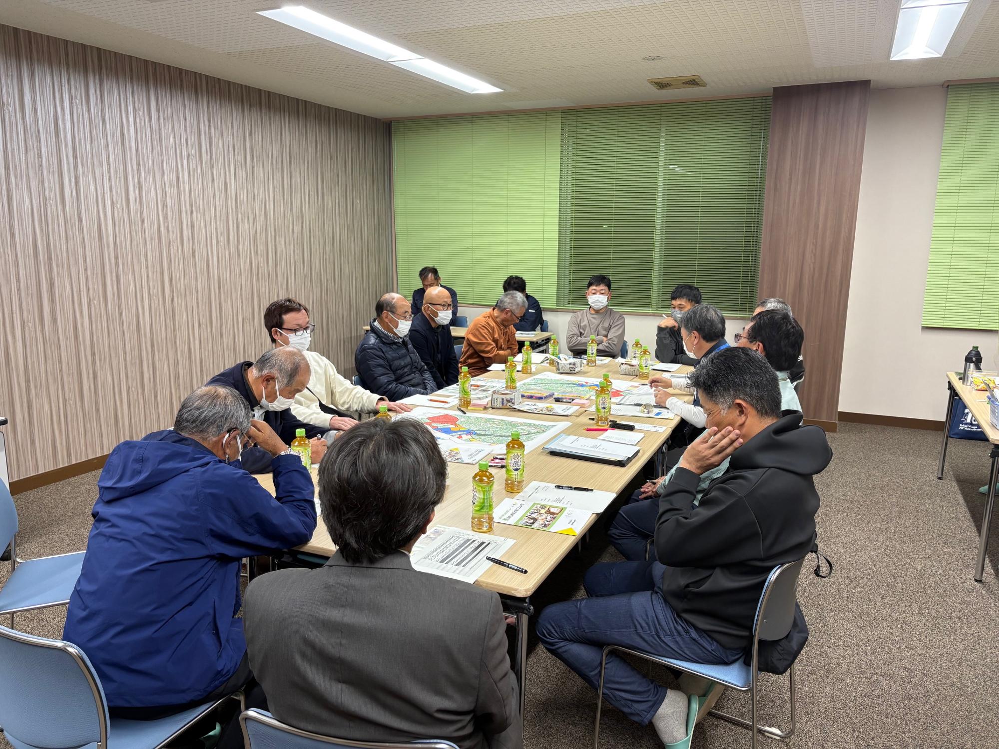 地域計画部会（東海圷エリア）の様子