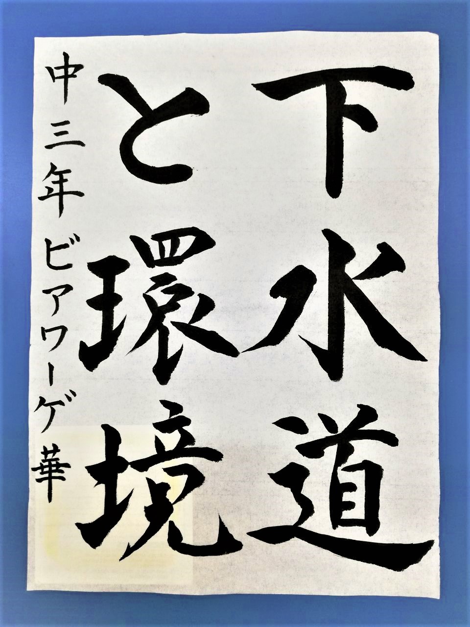 東海南中学校3年生 ビアワーゲ華さん