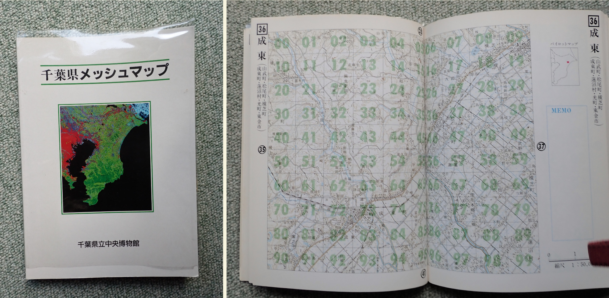 図1,2千葉県メッシュマップ