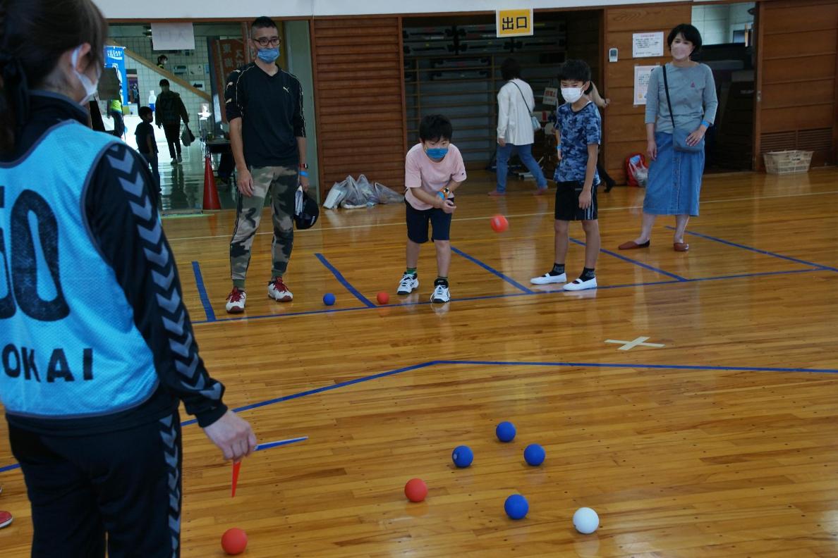 ボッチャ体験
