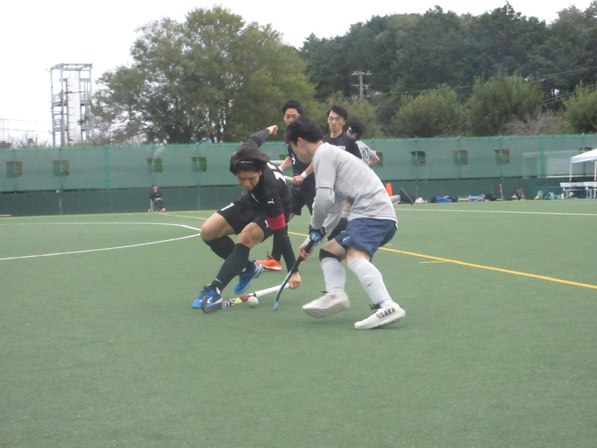 ホッケーの見どころ「ゴール前の駆け引き」