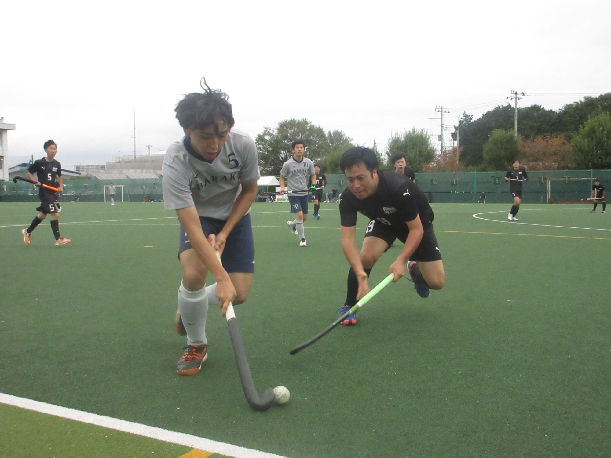 ホッケーの見どころ「スピード」