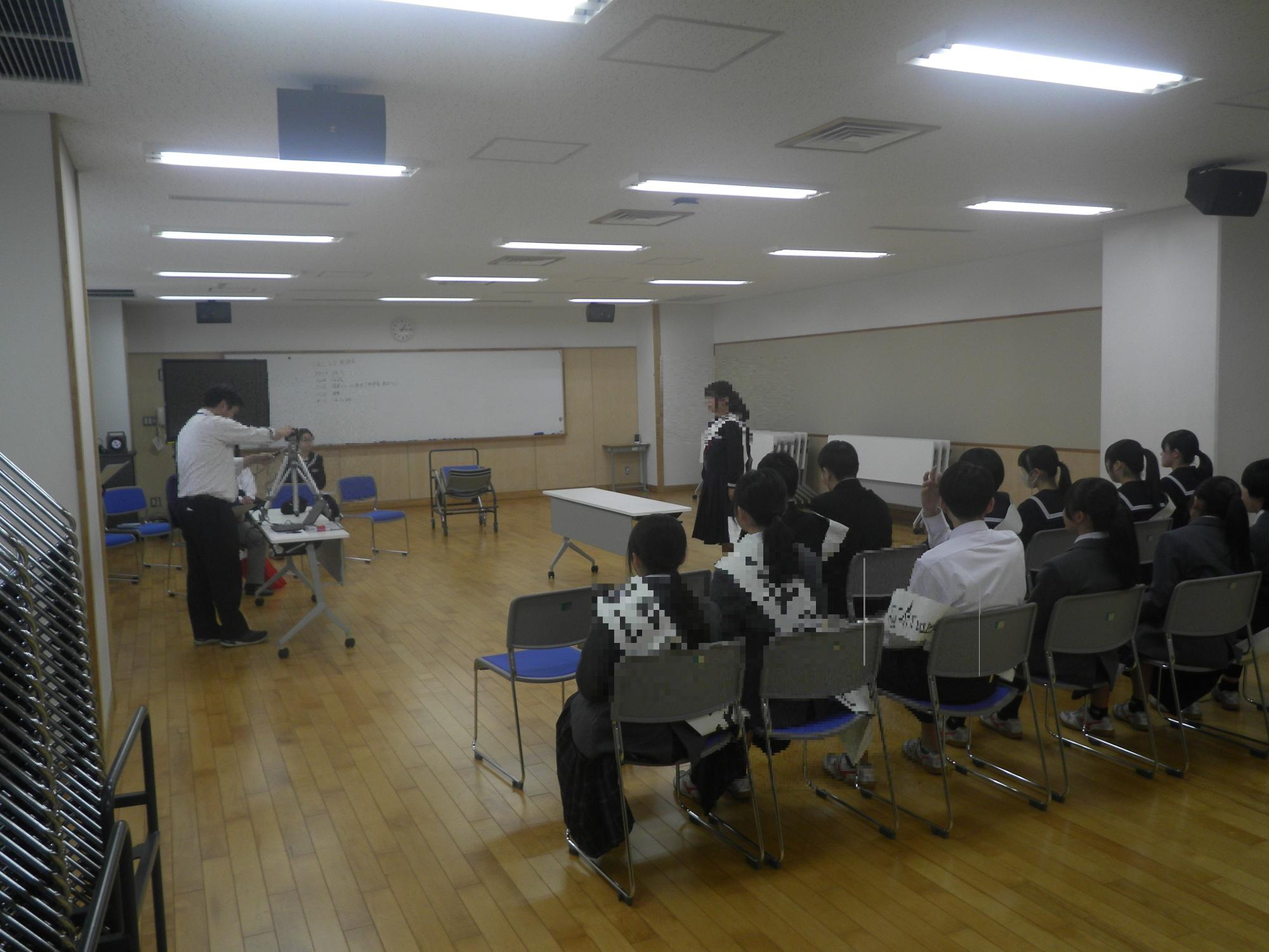 東海中生徒会選挙立候補者演説