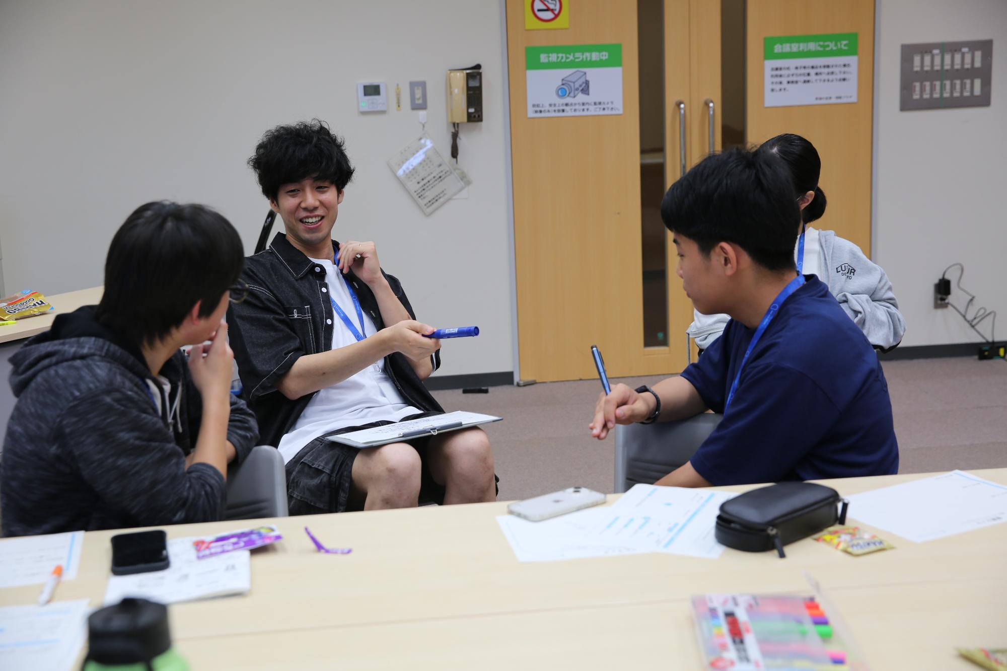とうかいむら高校生まちづくりスクールの活動の様子