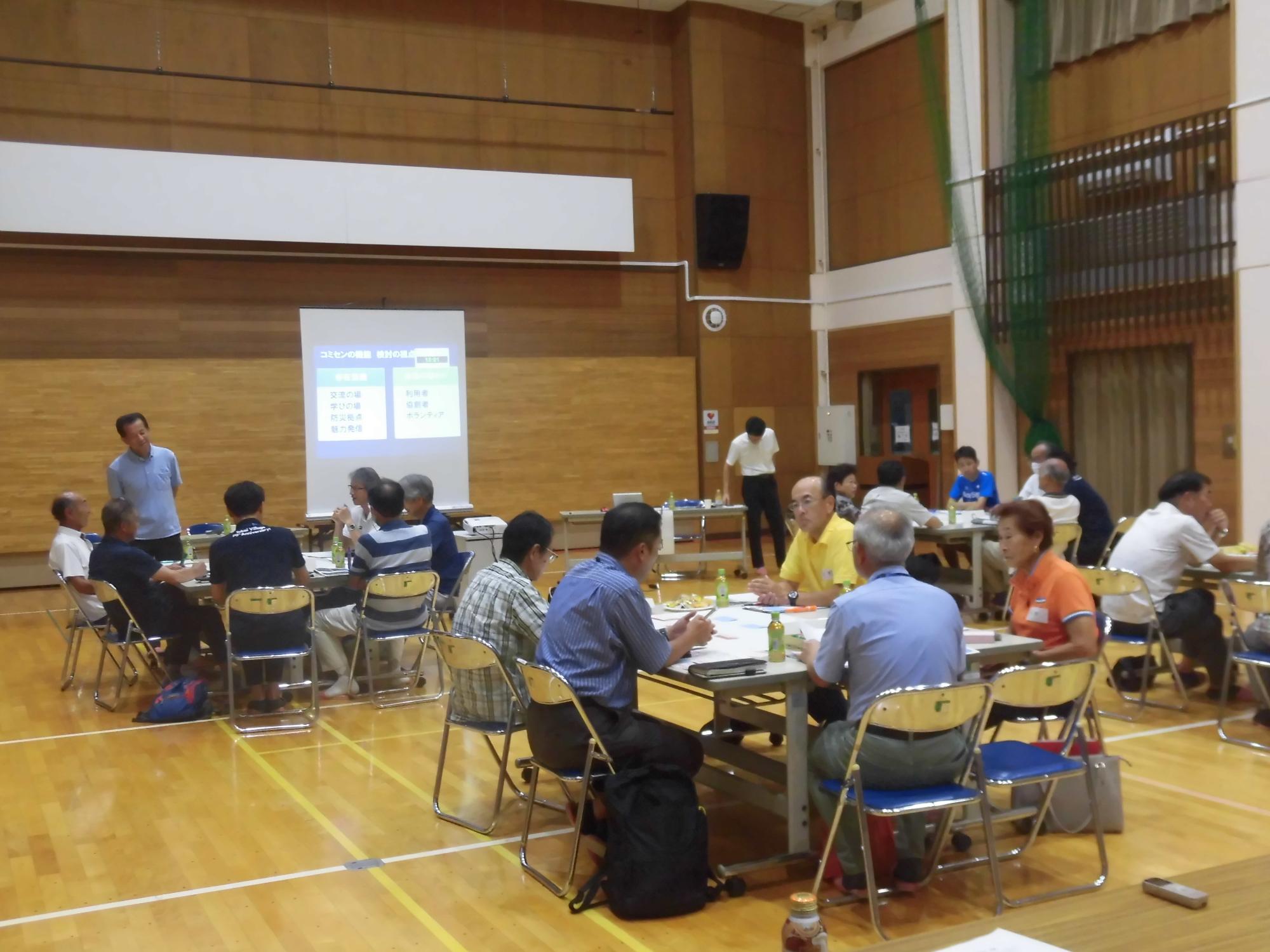 真崎地区村政懇談会の写真