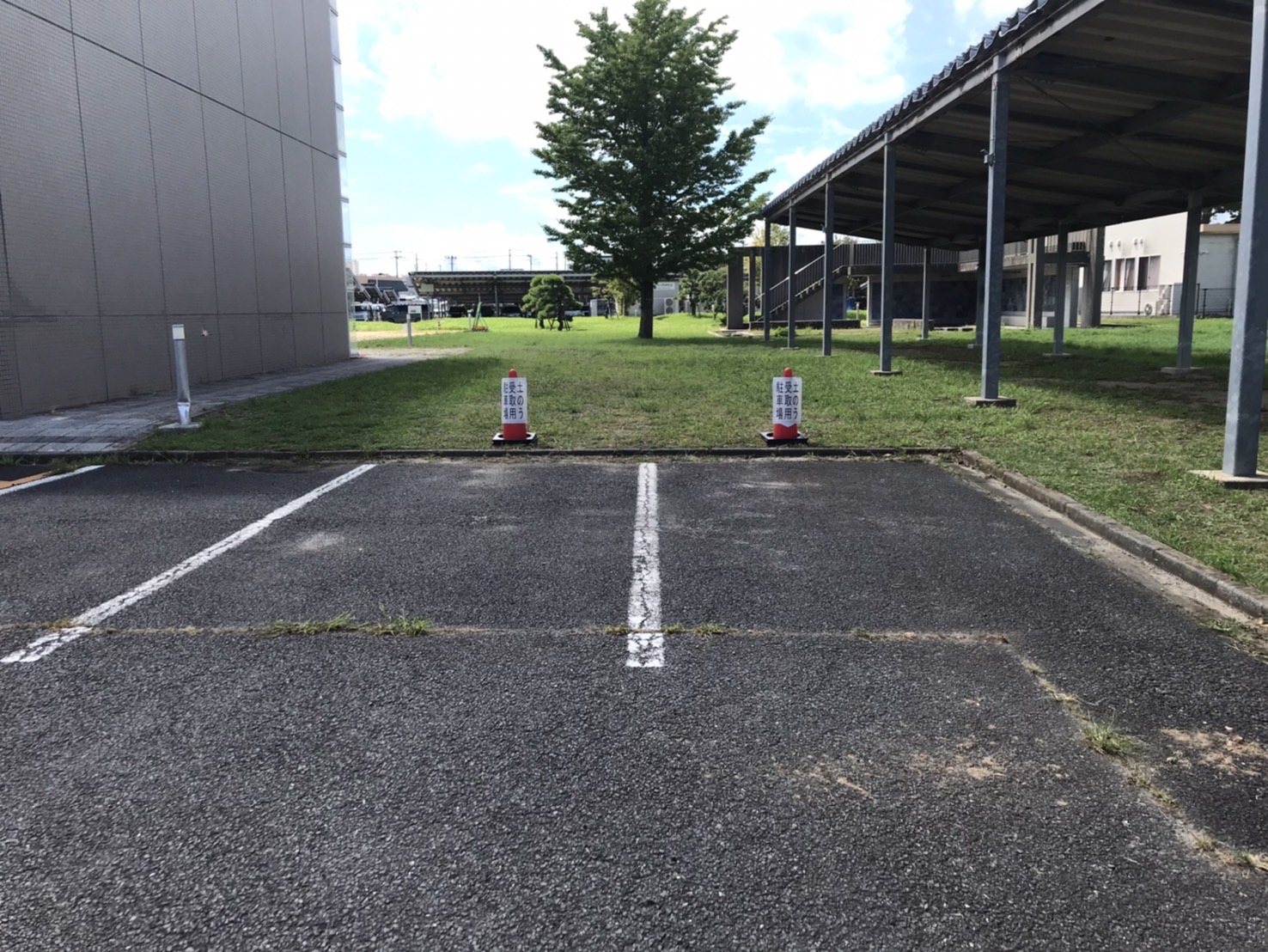 土のう作業場