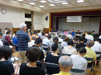 舟石川地区村政懇談会